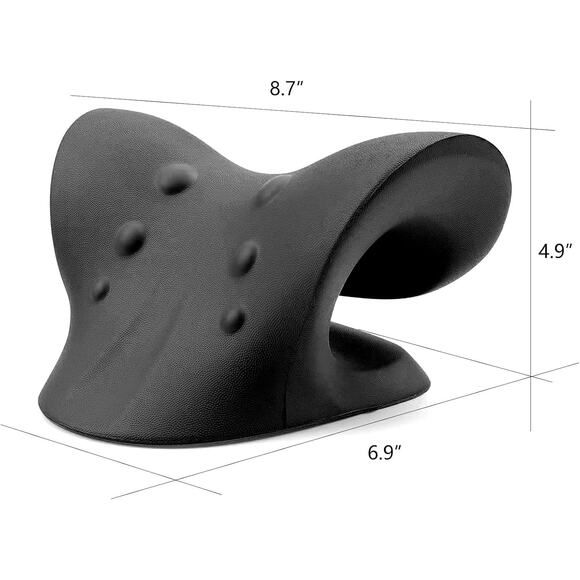 Neck & Shoulder Relaxer Cervical Traction Pillow Neck Stretcher Pain Relief - Picture 6 of 13
